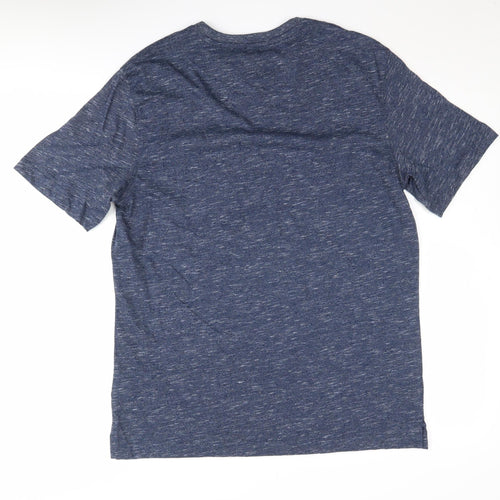 Greg Norman Men's Blue Crew Neck T-Shirt, Size S