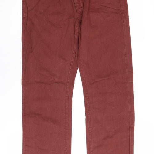 Mantaray Men's Red Straight Jeans Size 32