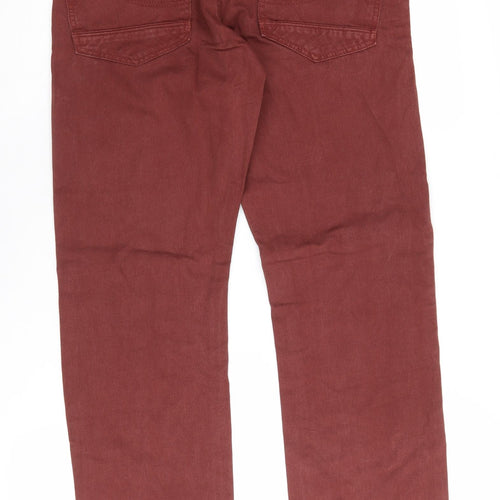 Mantaray Men's Red Straight Jeans Size 32