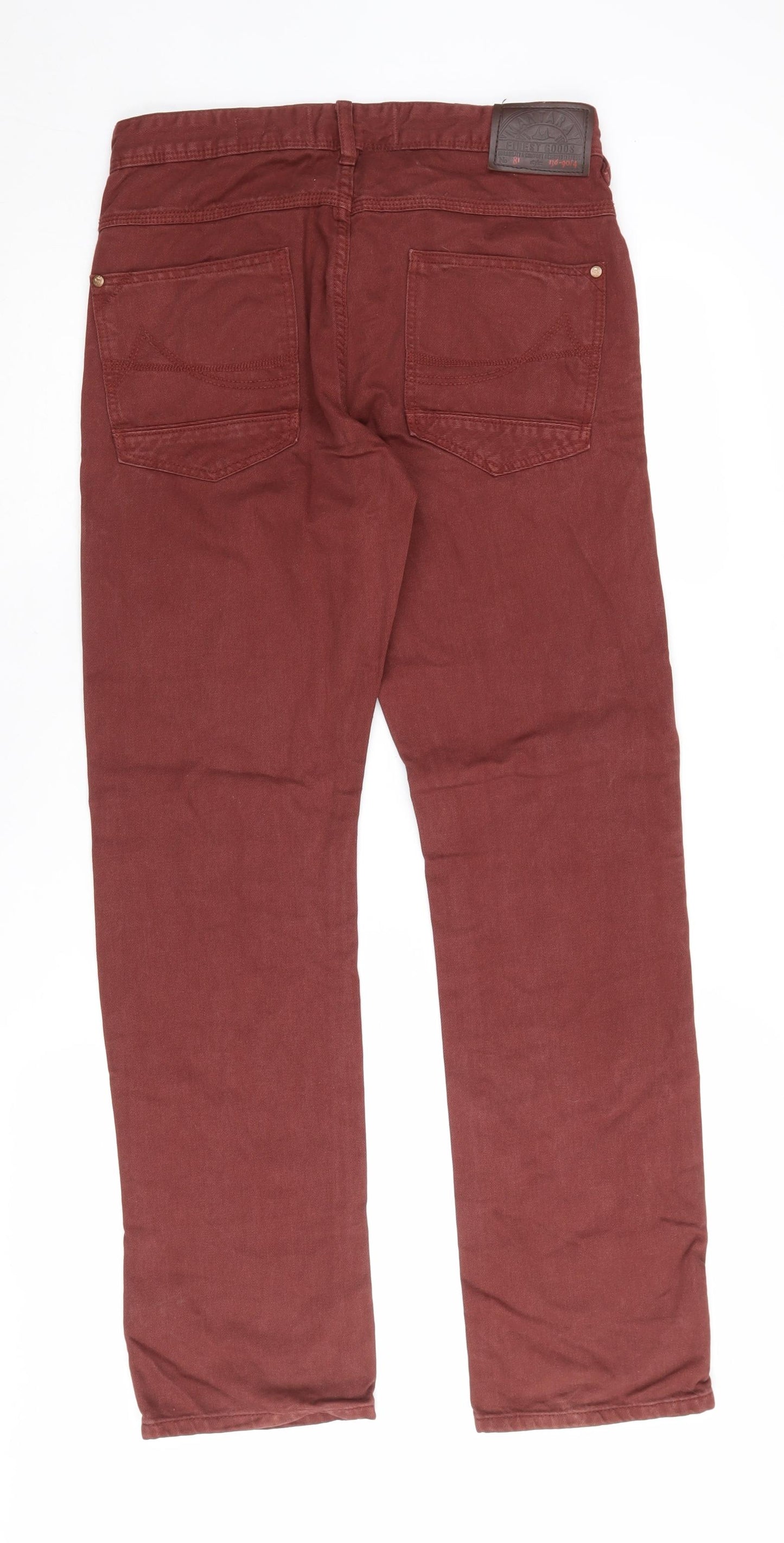 Mantaray Men's Red Straight Jeans Size 32