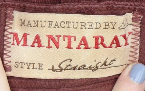 Mantaray Men's Red Straight Jeans Size 32