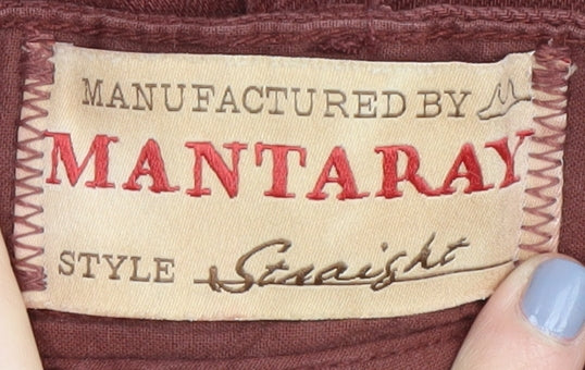 Mantaray Men's Red Straight Jeans Size 32