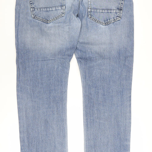 Sonneti Men's Blue Straight Distressed Jeans Size 36