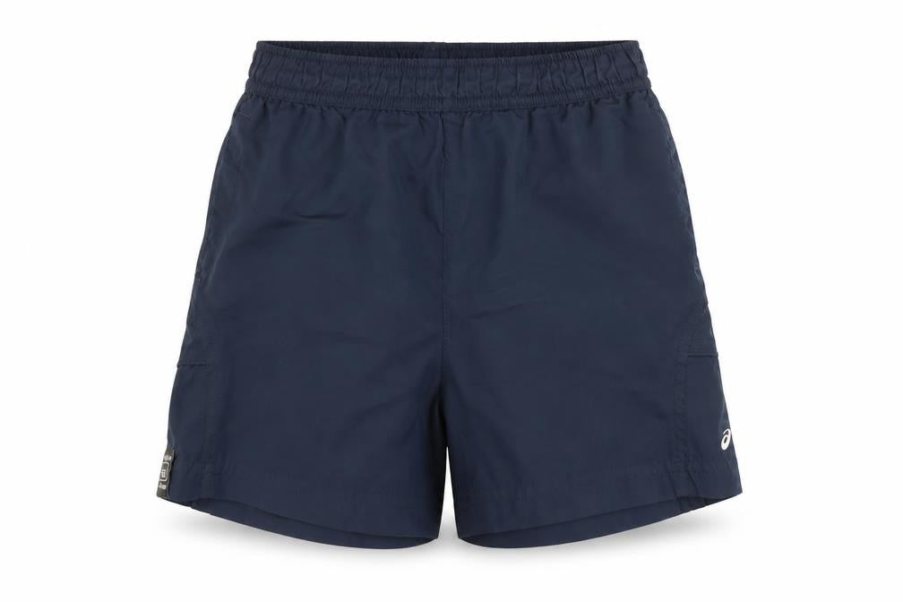 Asics Boys Blue Athletic Shorts 2-3 Years Elastic Waist Mesh