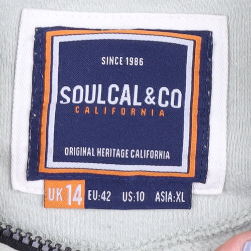 SoulCal Women's Multi Colourblock Pullover Hoodie Size 14
