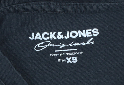 Jack & Jones Men's Black XS Crew Neck T-Shirt