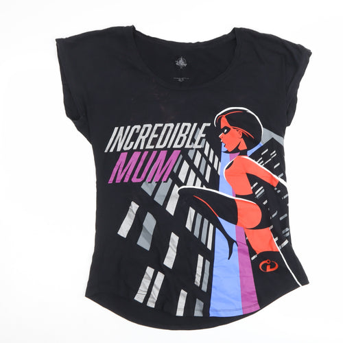 Disney Store Women's Black 2XL T-Shirt - Incredible Mum Graphic