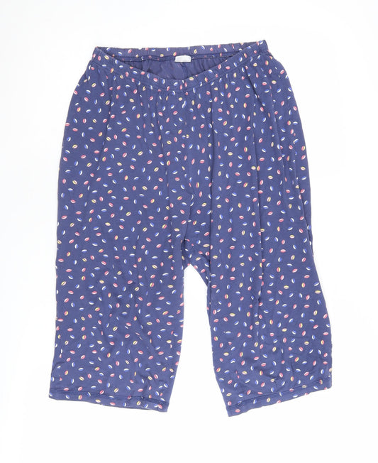 Damart Women's Blue Cropped Leggings M