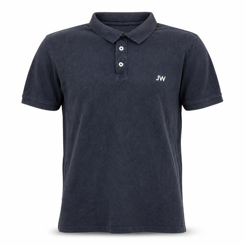 Jack Wills Men's Blue Polo Shirt, Size L, Short Sleeve