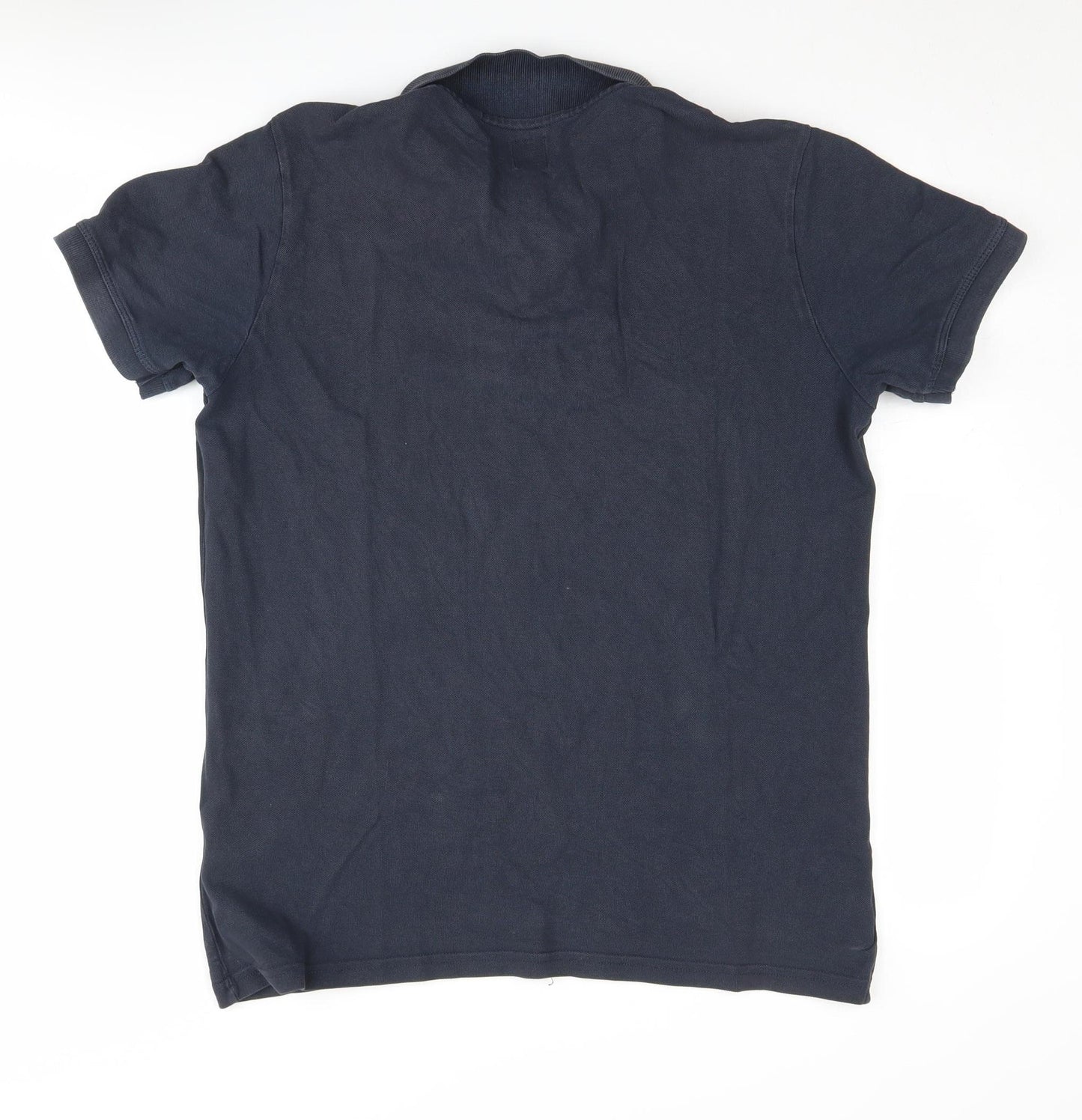 Jack Wills Men's Blue Polo Shirt, Size L, Short Sleeve