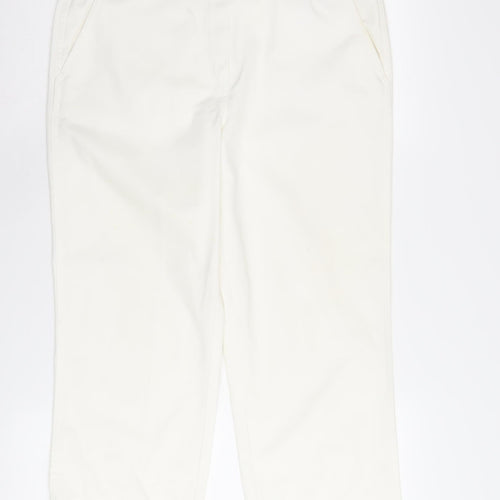 Maine New England Women's Ivory Chino Trousers Size 12