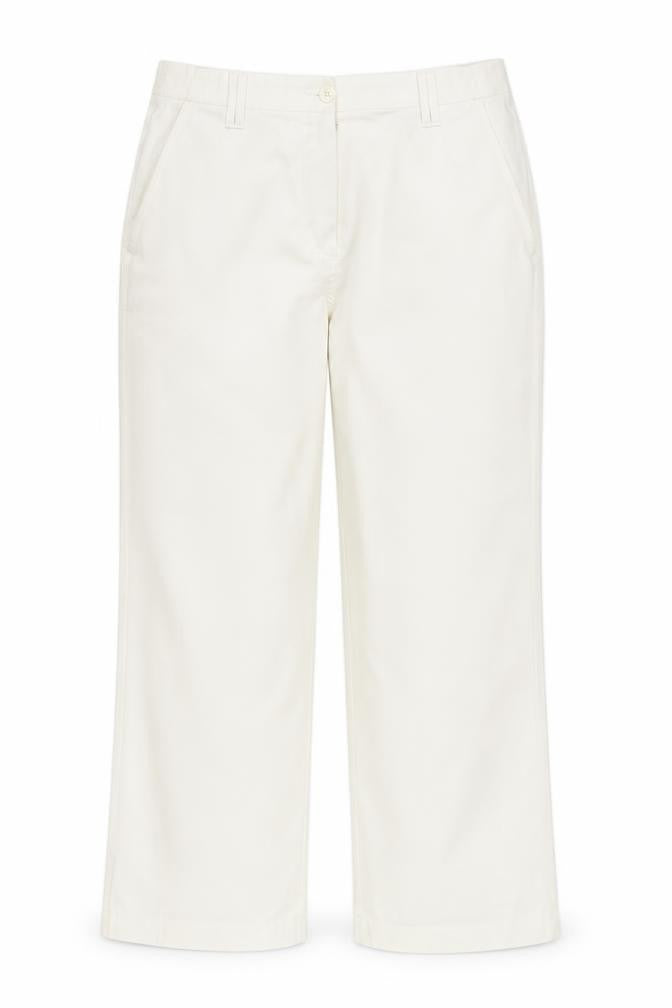 Maine New England Women's Ivory Chino Trousers Size 12