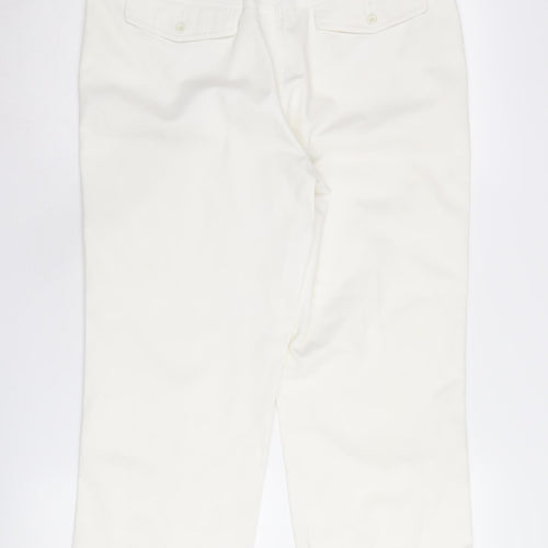 Maine New England Women's Ivory Chino Trousers Size 12
