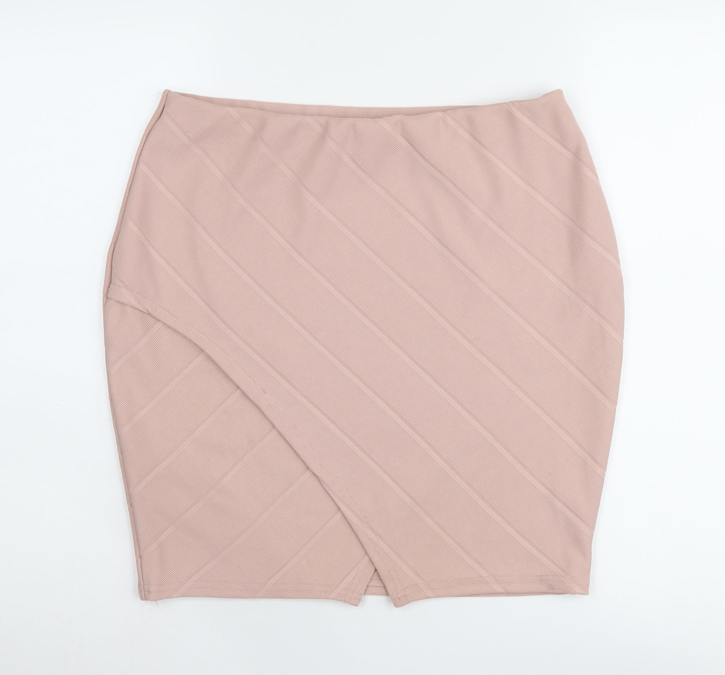 Miss Selfridge Women's Pink Bandage Skirt Size 14