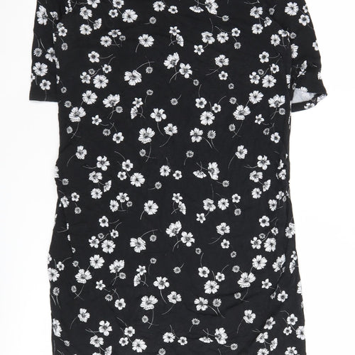 Blooming Marvellous Women's Black Floral Shift Dress Size 14