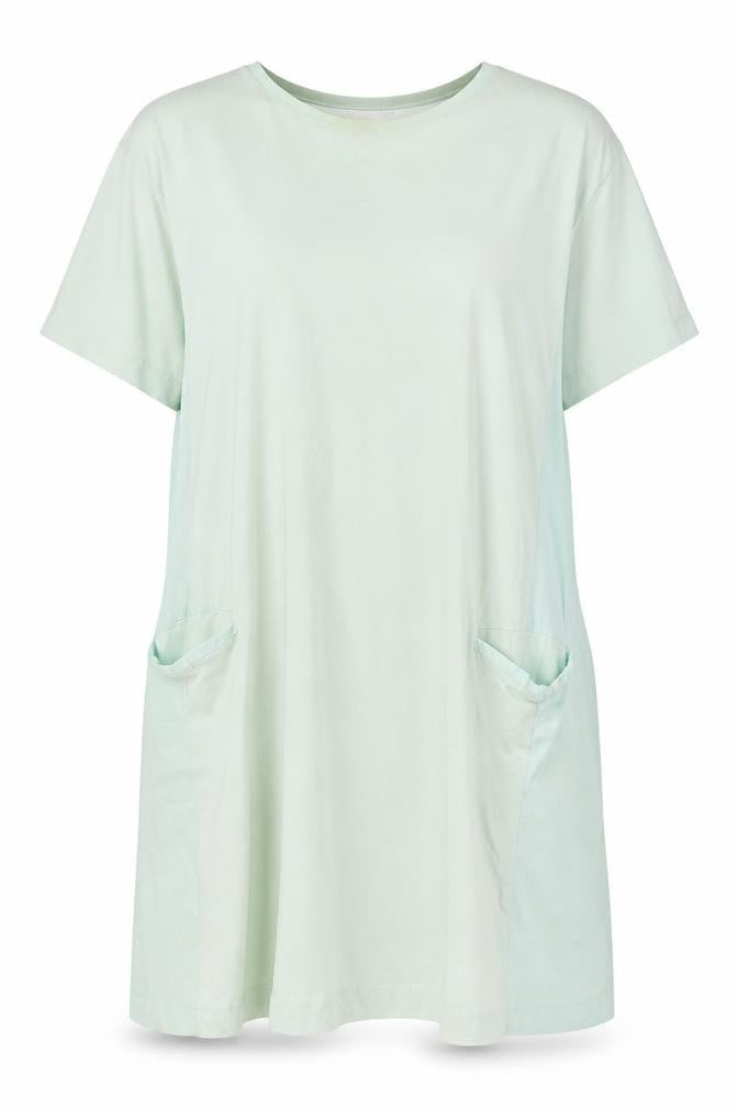 COS Women’s Green T-Shirt Dress XS Cotton Casual
