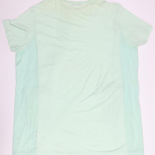 COS Women’s Green T-Shirt Dress XS Cotton Casual