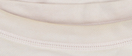 COS Women's Beige Shift Dress S, Casual Cotton Jersey