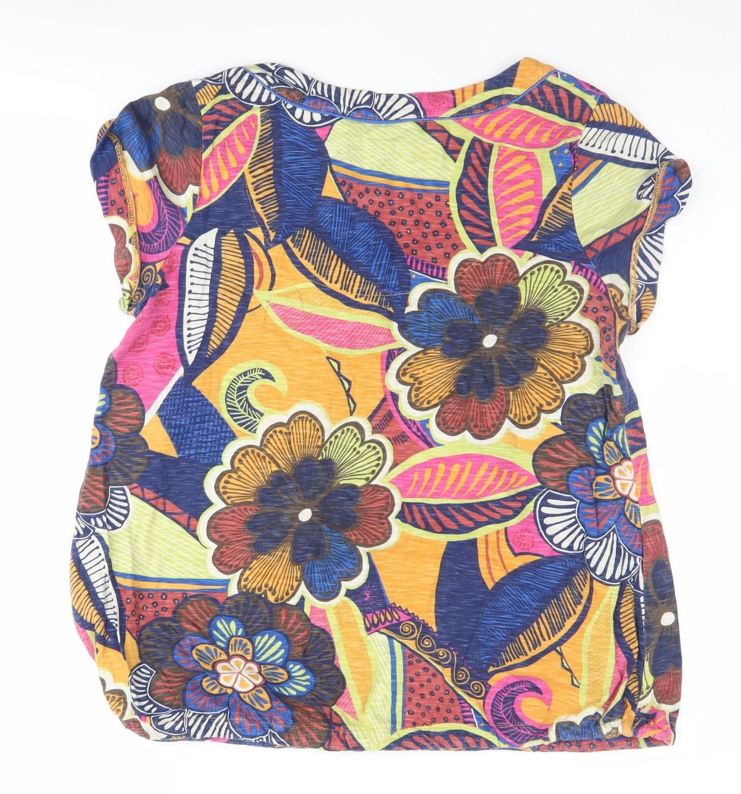 Next Women's Multicoloured Floral Top Size 14