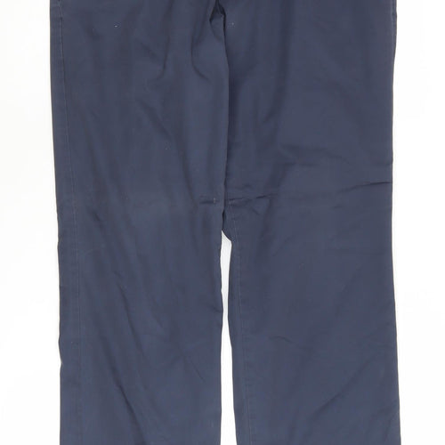 Marks & Spencer Men's Blue Chino Trousers - Size M