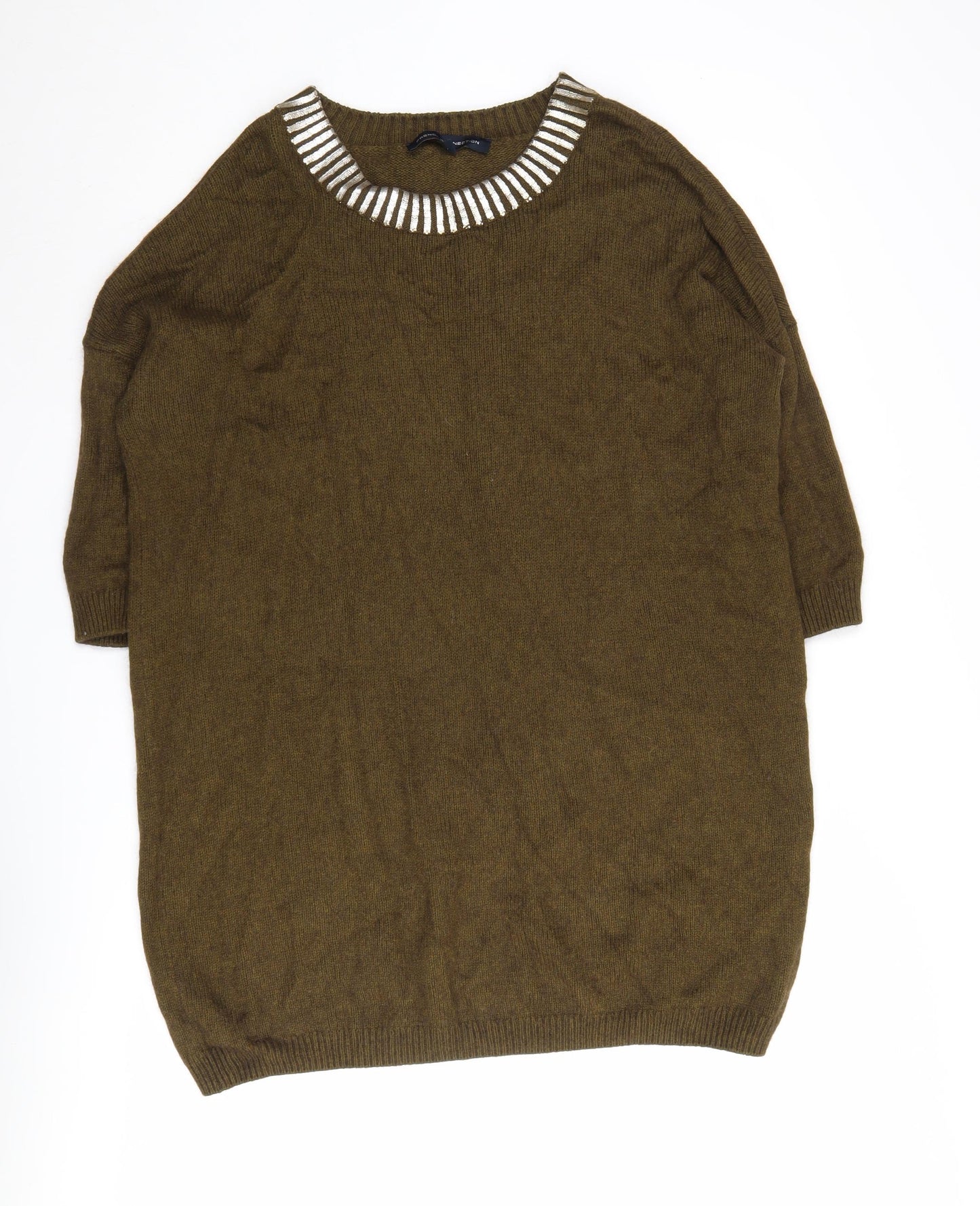 French Connection Women's Brown Jumper, Size 14