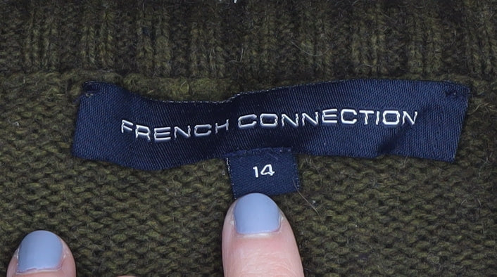 French Connection Women's Brown Jumper, Size 14