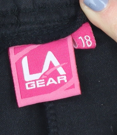 LA Gear Women's Black Capri Trousers Size 18