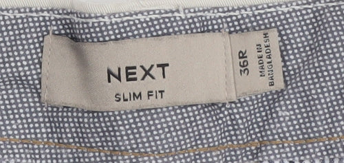 Next Men's Beige Chino Shorts Slim Fit 36