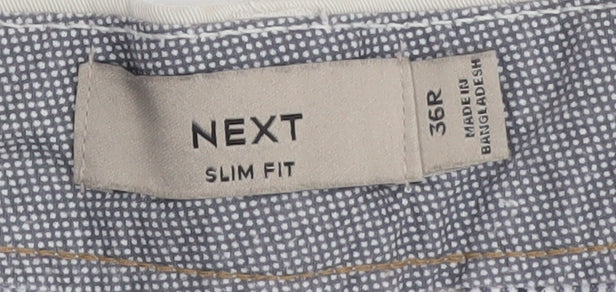 Next Men's Beige Chino Shorts Slim Fit 36