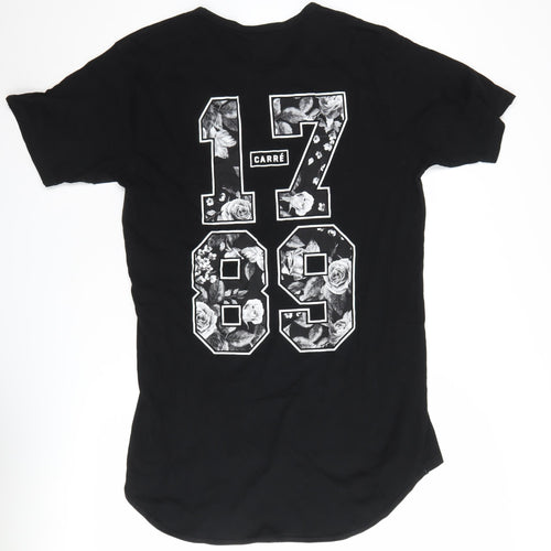 Carré Black Unisex Jersey T-Shirt Large