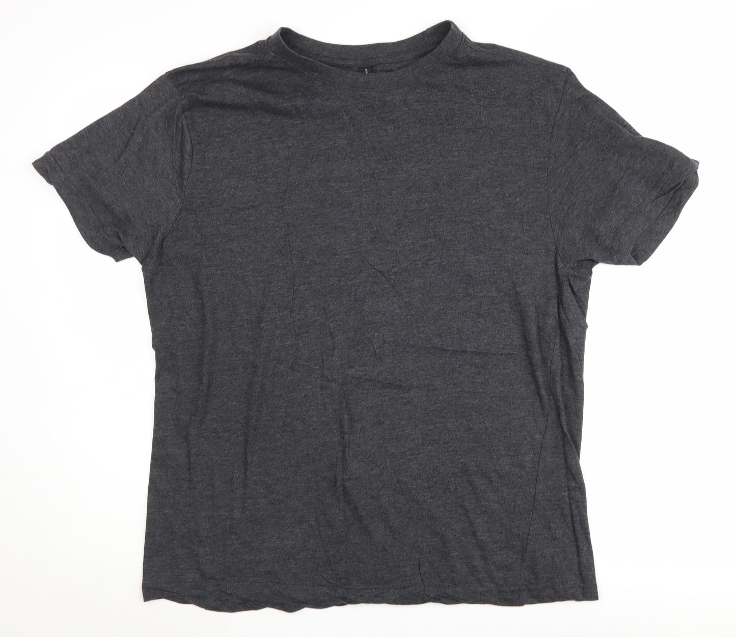 Donnay Unisex Grey 2XL Basic T-Shirt, Casual Jersey