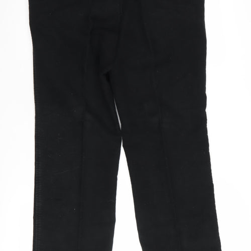 Marks and Spencer Men's Black Trousers, Size 34, Cotton