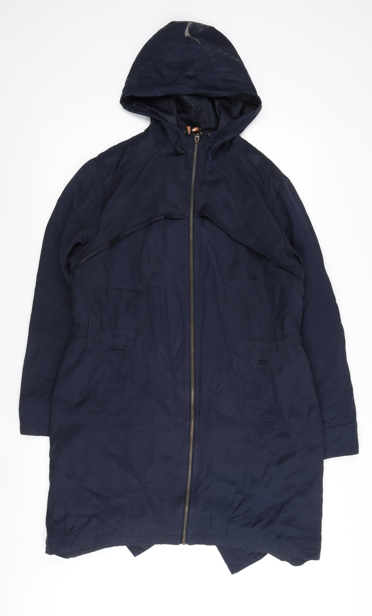 Marks and Spencer Women’s Blue Hooded Parka Jacket Size 12