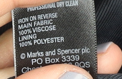 Marks and Spencer Women’s Blue Hooded Parka Jacket Size 12