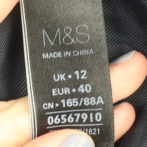 Marks and Spencer Women’s Blue Hooded Parka Jacket Size 12