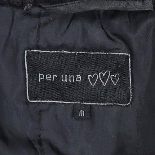 Marks and Spencer Women's Black Parka Jacket, M