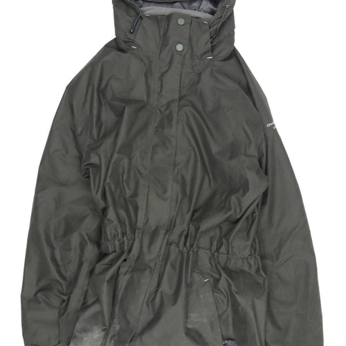 Craghoppers Women's Green Waterproof Rain Coat Jacket, Size 12