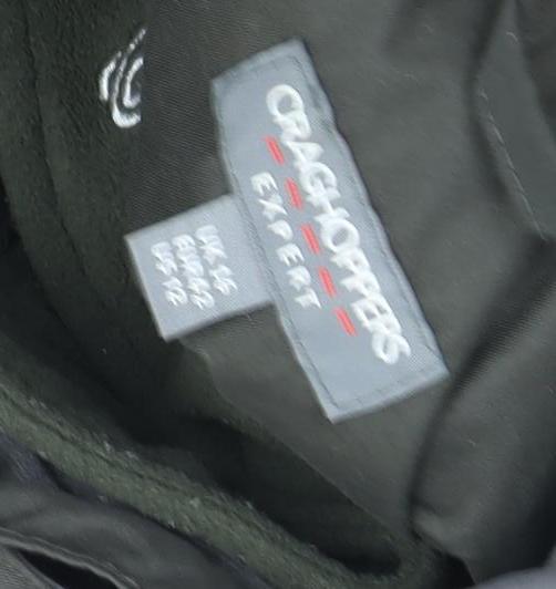 Craghoppers Women's Green Waterproof Rain Coat Jacket, Size 12