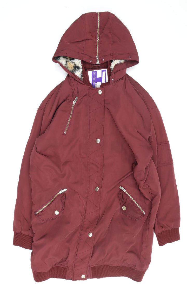 ByHenry Holland Women's Red Anorak Jacket Size 14