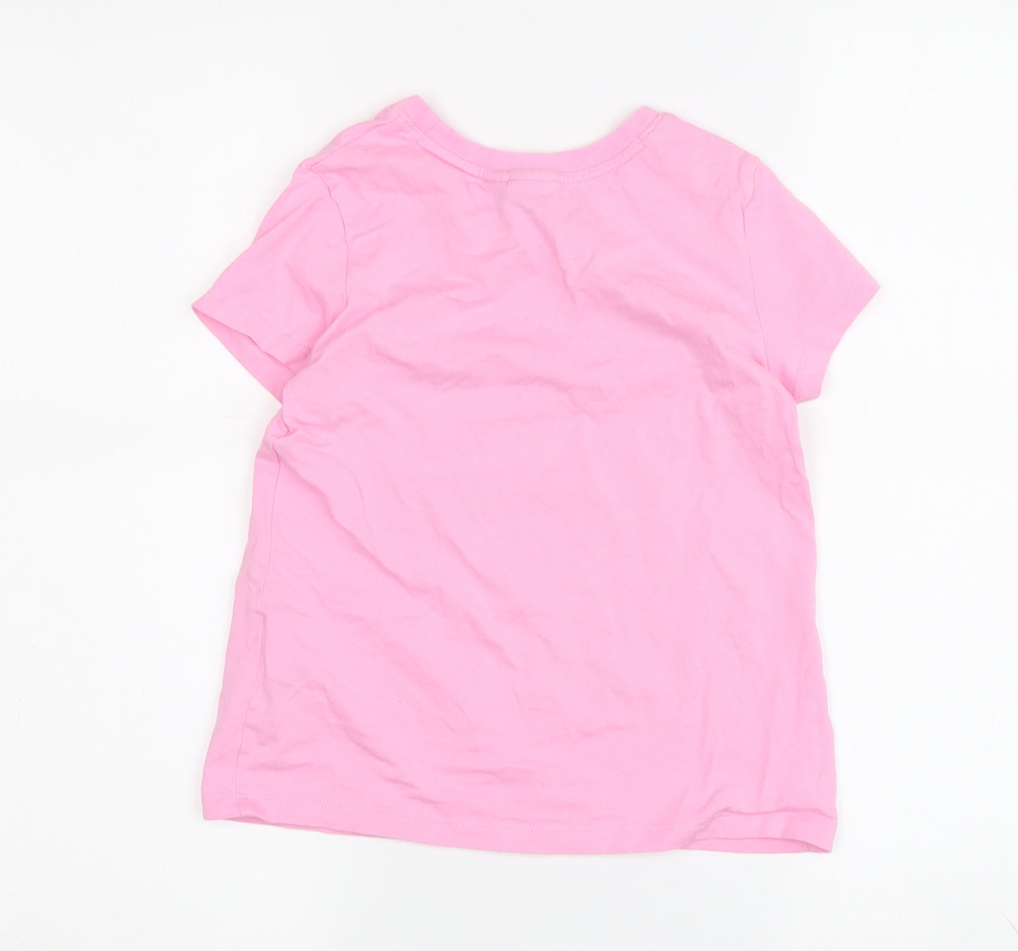 PUMA Girls Pink T-Shirt, 7-8 Years, Short Sleeve, Activewear