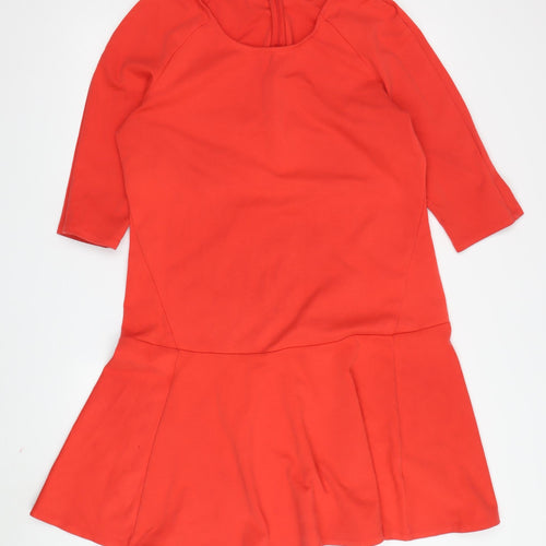 Esmara Women's Red Dress, Size 14-16, 3/4 Sleeve, Zip