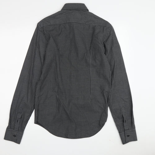 Zara Man Men's Multicoloured Slim Fit Check Shirt