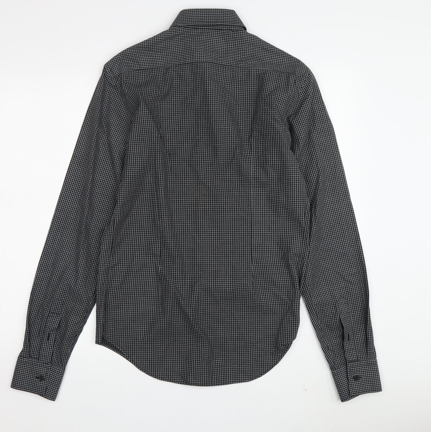 Zara Man Men's Multicoloured Slim Fit Check Shirt