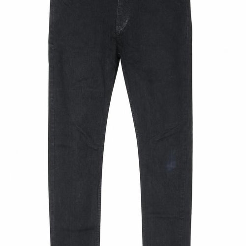 H&M Men's Black Skinny Jeans, Size 31, Dark Denim