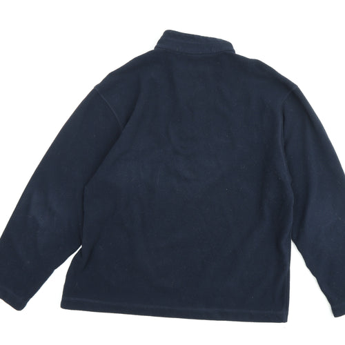 Marks and Spencer Men's Blue Pullover Sweatshirt L