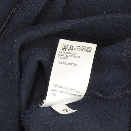 Marks and Spencer Men's Blue Pullover Sweatshirt L