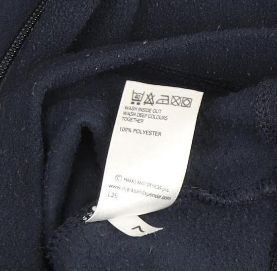 Marks and Spencer Men's Blue Pullover Sweatshirt L