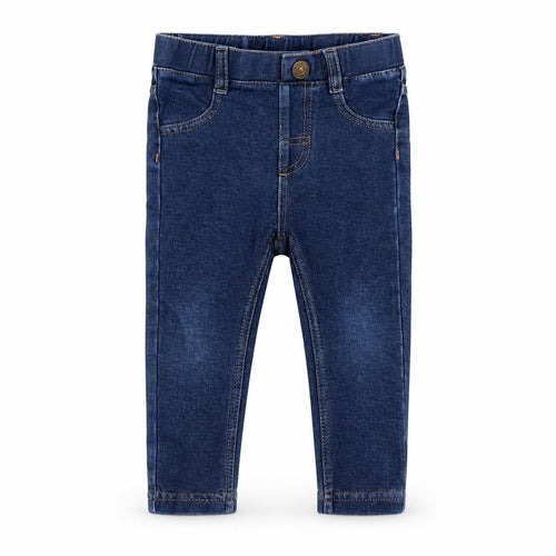 Unisex Baby Blue Jeans, 12-18 Months, Elastic Waist