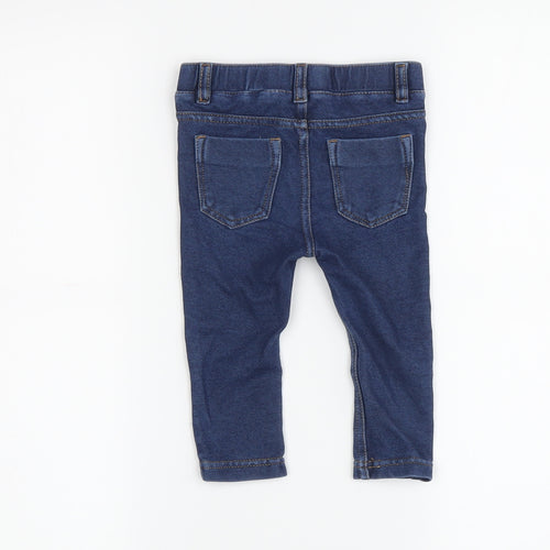Unisex Baby Blue Jeans, 12-18 Months, Elastic Waist