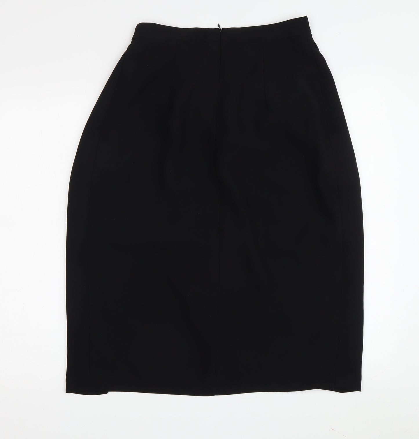 Zara Basic Women's Black Pencil Skirt, Size 6, Midi
